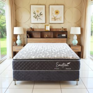 Sommier Emotion Plus + Cabecera Portugal (con 4 ópciones de tamaños)