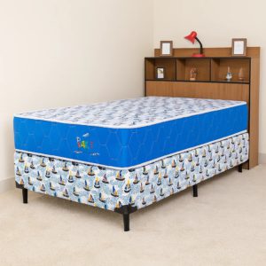Sommier Barquitos + Cabecera Multi-estantes