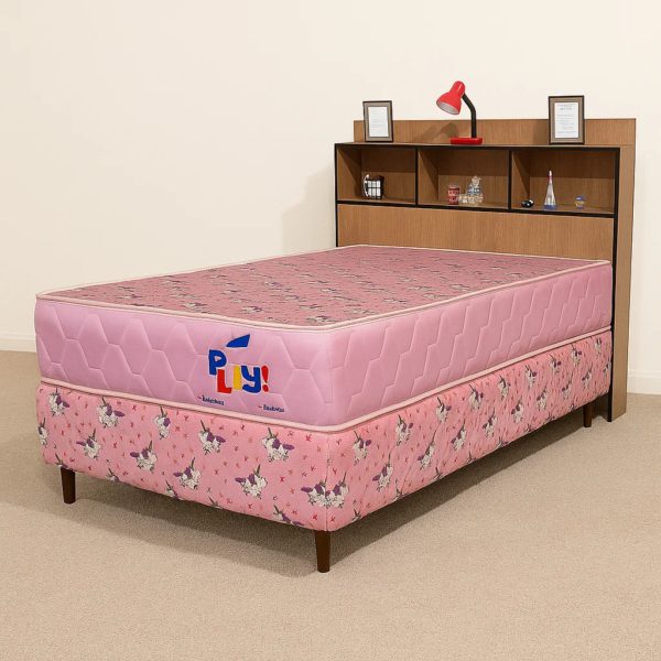 Sommier Unicornios + Cabecera Multi-estantes