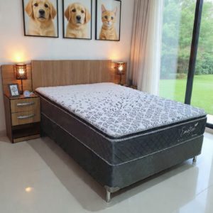 Sommier Emotion Plus 180x200 + Cabecera Cubana + 2 Mesitas